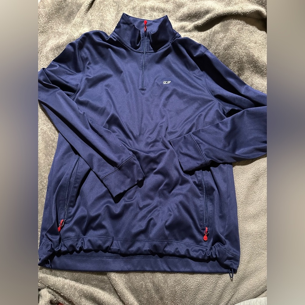 Vineyard vines quarter zip/ blue tint of purple / medium